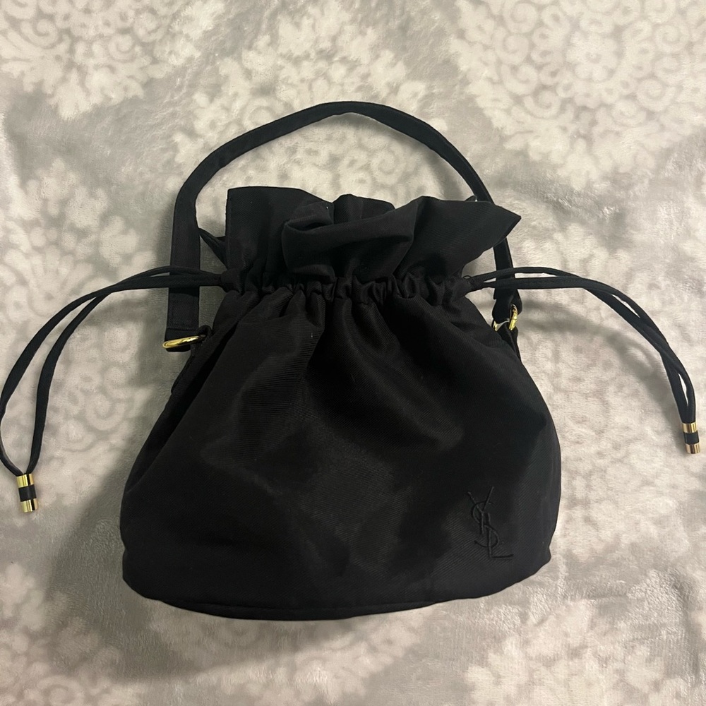 YSL retro vintage drawstring bag coin purse
